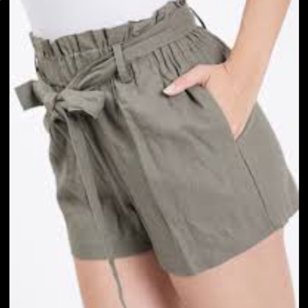 ❤️3X20 1st KISS Olive Green Ladies Shorts | 0
